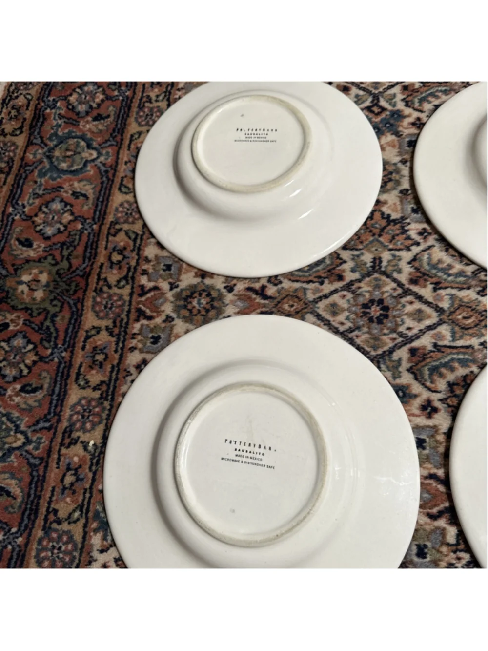 Pottery Barn Salad Bowl Mexican Pottery Strawberry 10” Serving Bowls Set Of 12